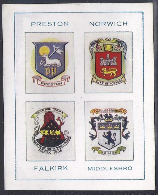 Thomson (Dc)-Football Towns 1931-#20- Preston Norwich Falkirk Middlesbrough