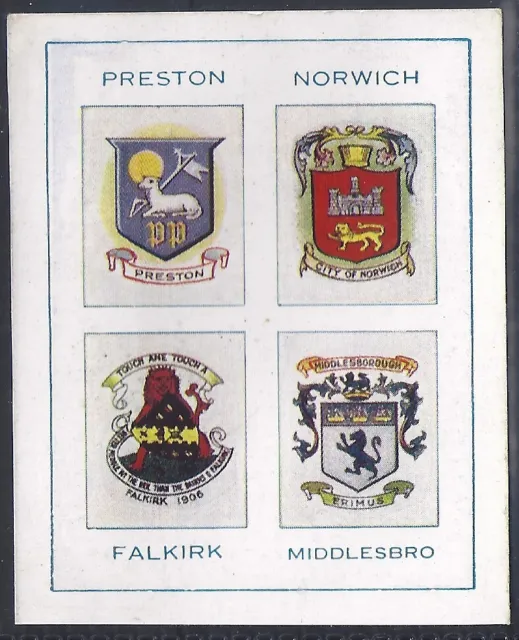 Thomson (Dc) - Fussballstädte 1931 - #20 - Preston Norwich Falkirk Middlesbrough