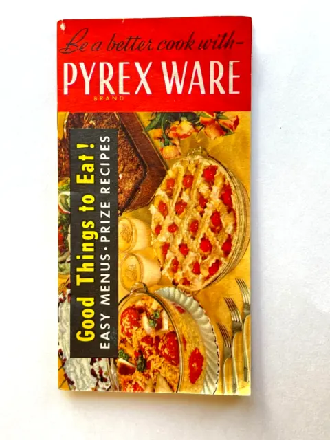 Vintage  Pyrex  Ware  Corning  Glass  Catalog  Recipe  Booklet  1945