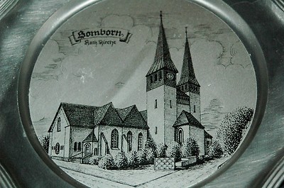 SOMBORN ZINNTELLER FREIGERICHT Hessen Kirche EUR 9,00 PicClick DE