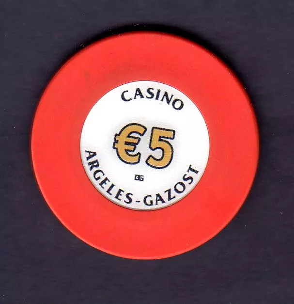 ★★★ Casino D'argeles Gazost (France) : Jeton De 5 Euros ★★★ A