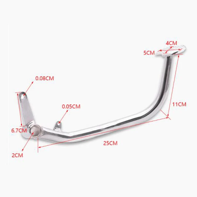 US Universal Motorcycle Stainless Rear Brake Pedal Foot Pedal Lever Shift Lever