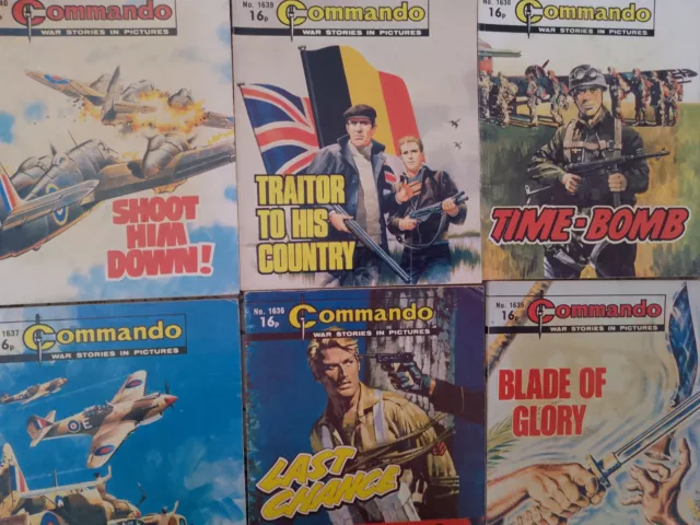 30 Commando Comics 1625 To 1673