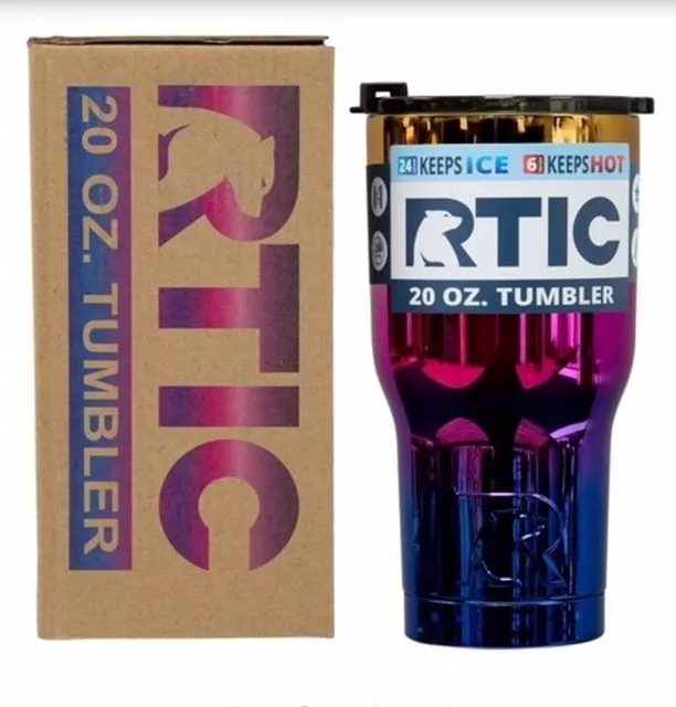 RTIC 30oz and 20oz Tumbler 2018 Model Limited Edition With 2018 Spill Proof Lid
