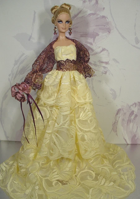 Robe De Soirée Barbie Red Carpet - Fait Main - Modèle #08258