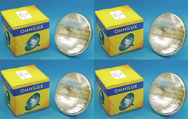 4 St. Omnilux PAR56 230v / 300w MFL 2000h Medium Flood Lampe Leuchtmittel PAR 56