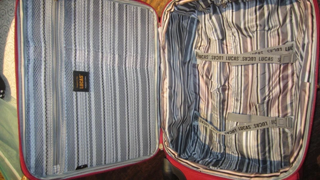 Lucas Ultra Lightweight Rolling Carry-on 22" Expandable Luggage Spinner Wheeled