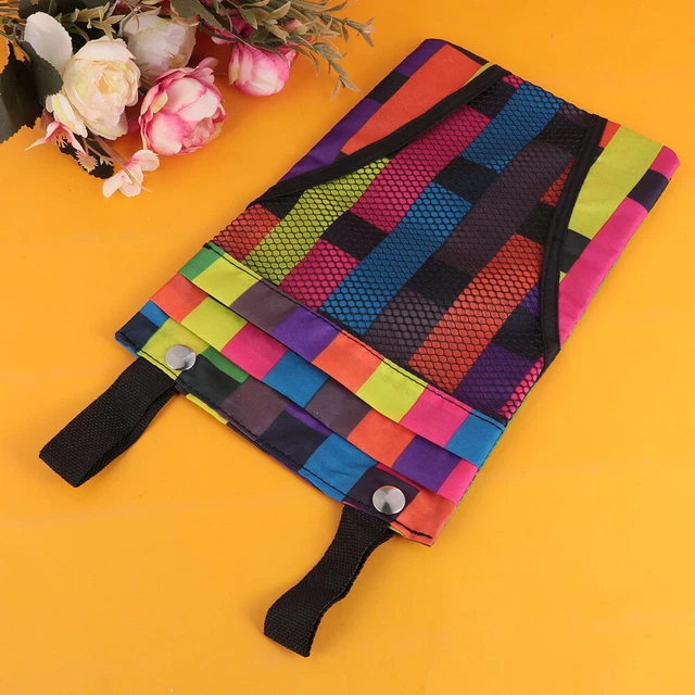 2 Pcs Mountain Bike Frame Bag Handlebar Pouch Hanging Bicycle Basket 3