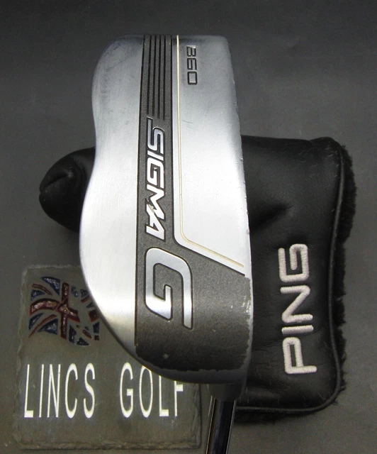 Ping Sigma G B60 schwarzer Punktputter Stahlschaft Pinggriff & Pingkopfabdeckung