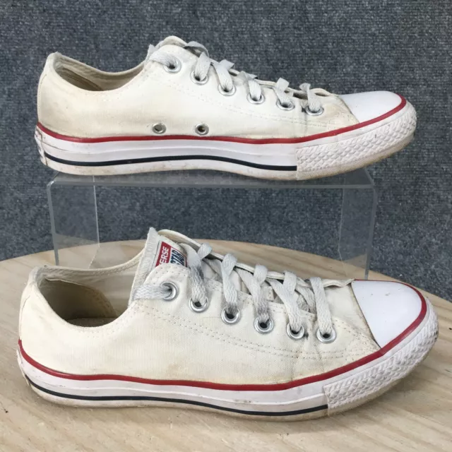 Converse All Star Shoes Mens 5.5 Womens 7.5 M7652 Low Top Sneakers White Canvas