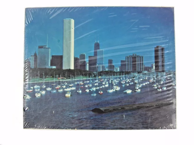 NUEVO Vintage 1981 Chicago Rompecabezas 18"" x 24"" Más de 550 Piezas Nuevo En Caja Sellado