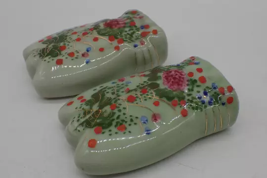 paire de vases en céladon Japonais de Seto