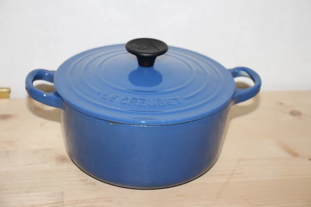 Cocotte Le Creuset Jaune, Taille H (grande), Ovale, Fonte, Vintage, France