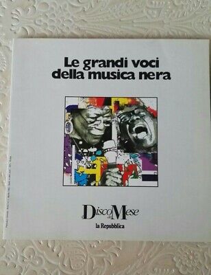 Libro LE GRANDI VOCI DELLA MUSICA NERA la Repubblica il Disco del Mese 1995 n 1