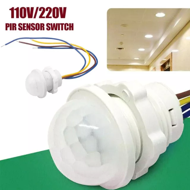 AC 100V-240V PIR Infrared Body Motion Sensor Detector Control Switch Light Lamp