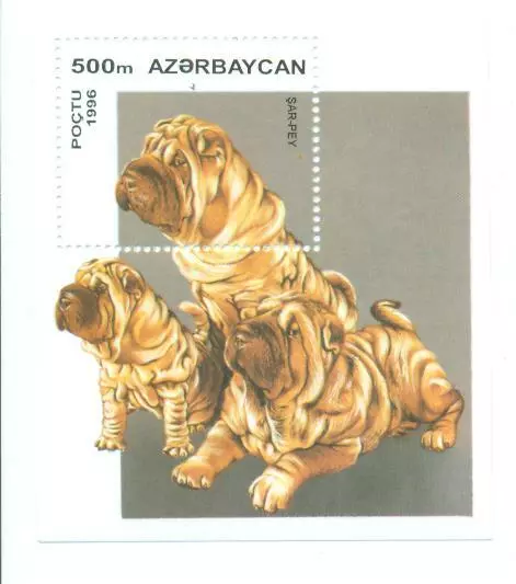 Cani: Foglietto Azerbaycan 1996 (Nuovi) MNH