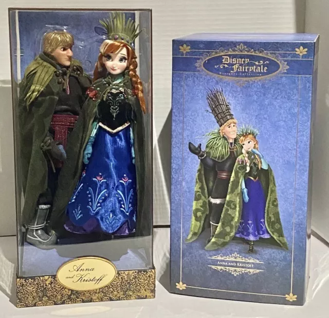 Disney Fairytale Designer Collection Anna and Kristoff Limited Edition Doll Set