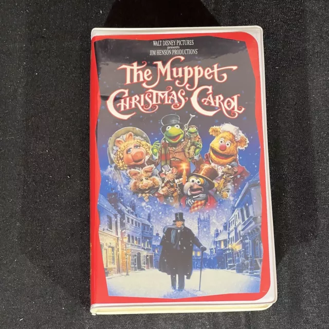 Walt Disney Pictures Jim Henson Productions The Muppet Christmas Carol VHS RARE!