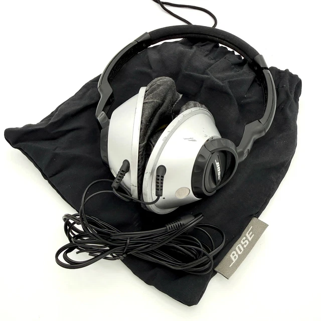 BOSE TP-1A TRIPORT Around-Ear Headphones Silver/Black – Tested