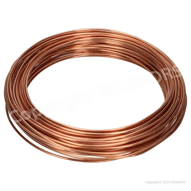 Tube Capillaire Cuivre 3 Mm X 900 Mm - 1/4 SAE - Pour Systèmes De Réfrigération