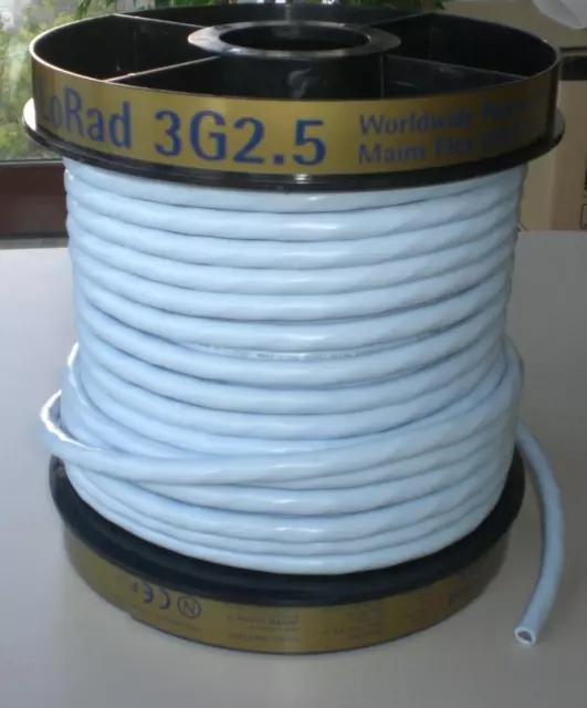 Supra Cables LoRad MKII 3x2,5 mm² Netzkabel Meterware 0,5m