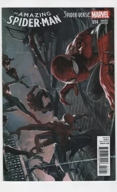 Amazing Spider-Man #14 Gabriele Dell’Otto 1:25 Variant Verse 2015 Marvel Comics