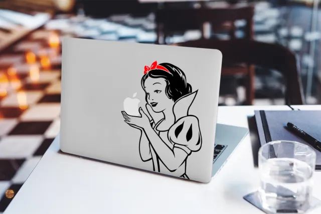 Snow White Decal for Macbook Pro Sticker Vinyl Laptop Mac Air Notebook Funny 13