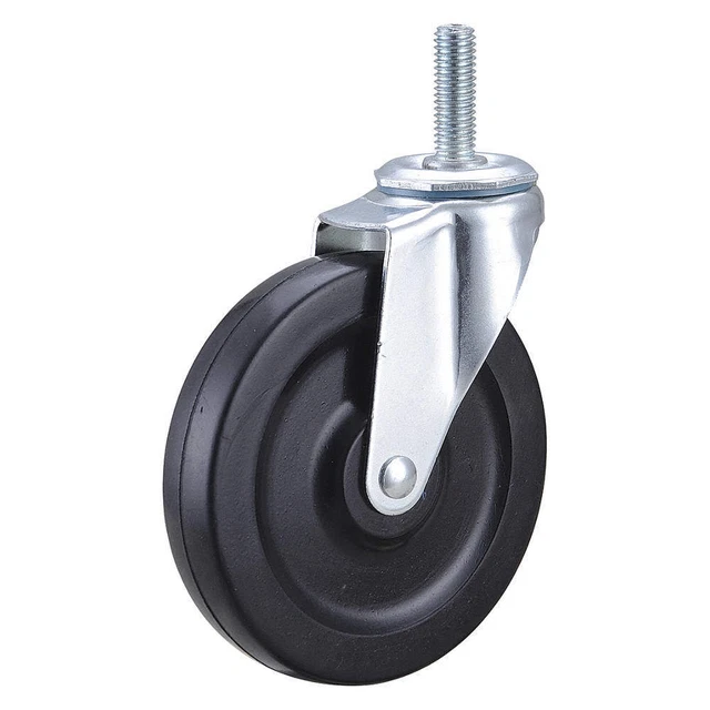 GRAINGER APPROVED F1RR05052S-S30 General Purpose Threaded Stem Caster,5"