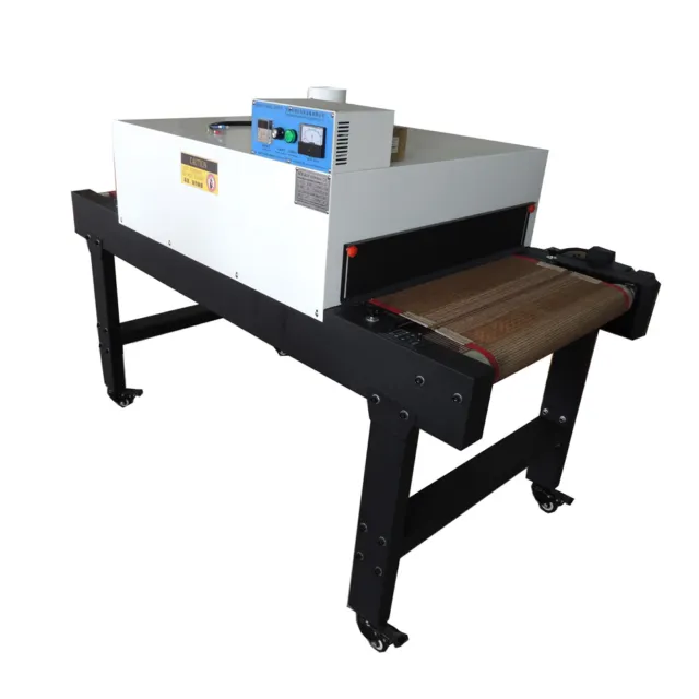 220V 4800W T-shirt Conveyor Tunnel Dryer 5.9ft. x 25.6" Belt for Screen Printing