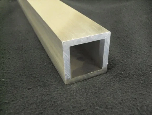3" Aluminum Square Tube 1/4" wall x 24" long 6061 Square Tube Mill Finish