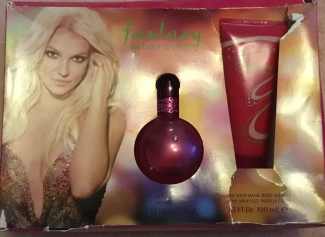 BRITNEY SPEARS FANTASY 100ml EDP Spray 100ml Body Souffle New