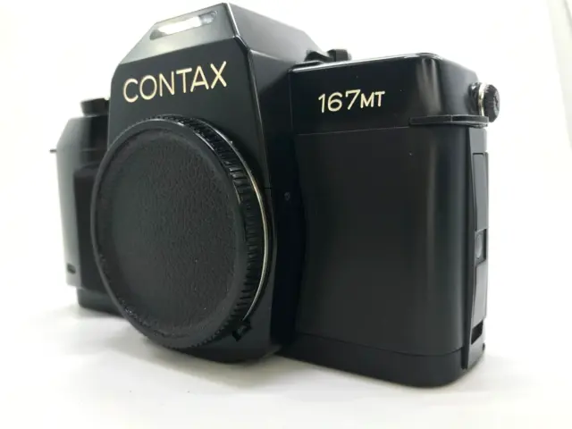 [MINT] CONTAX 167 MT Cámara de película SLR de 35 mm Cuerpo negro Japón