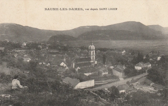 25 Cpa Baume Les Dames Vue Depuis Saint-Ligier