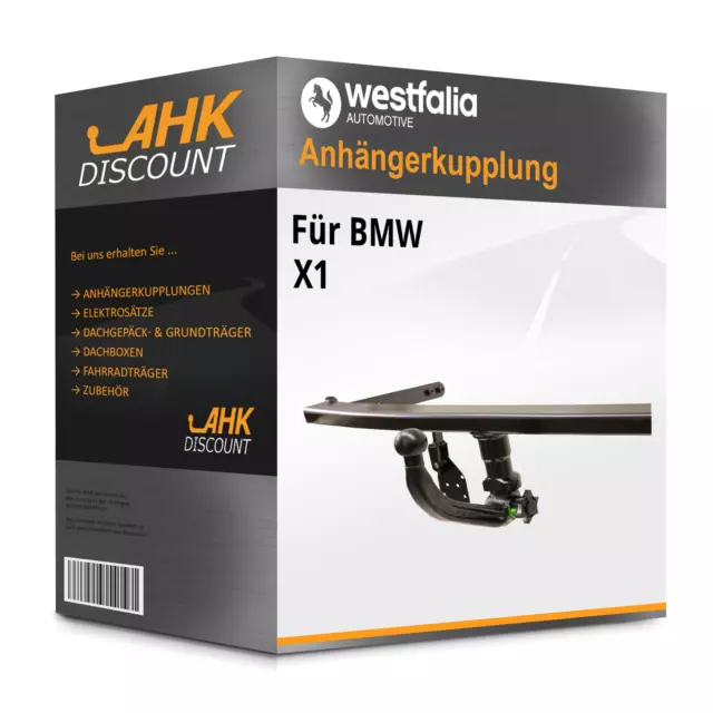 Für BMW X1 11.2014-06.2022 WESTFALIA Anhängekupplung abnehmbar NEU