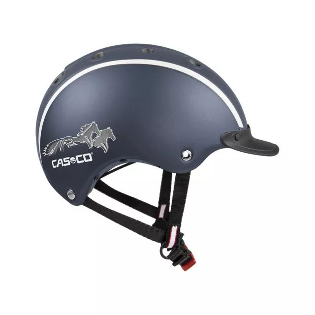 Kinder Reithelm Fahrradhelm Skihelm Reitkappe Reiter CHOICE Casco marine matt