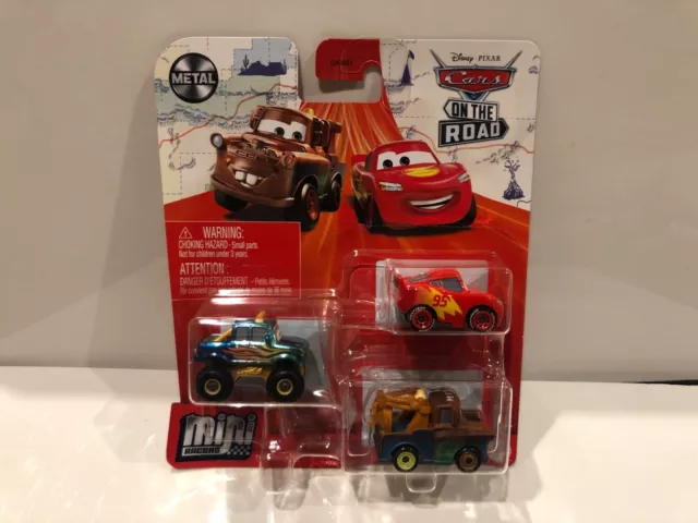 Disney Pixar Cars 3 PACK IVY MATER ROAD TRIP MCQUEEN MINI RACERS TOKYO DRIFT