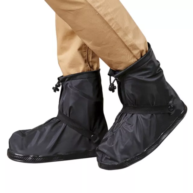 Waterproof Overshoes Rain Shoes Cover Boot Protector Reusable Anti-slip Portable