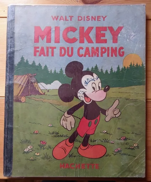 Bd "Mickey fait du camping" édition de 1949