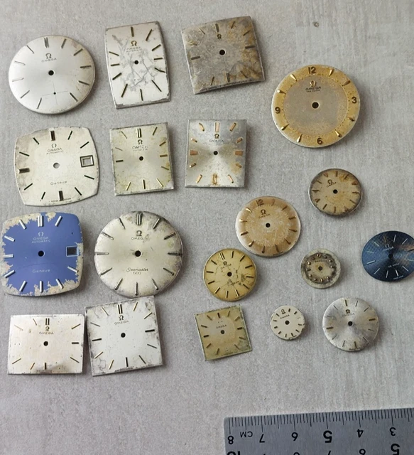 17 cadrans de montre vntage, équpement artstque modfé, cadrans de