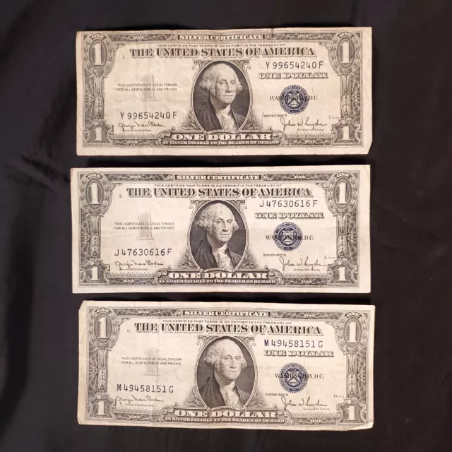 Series 1935 D One Dollar Bill.... Silver Certificate.... Blue Seal