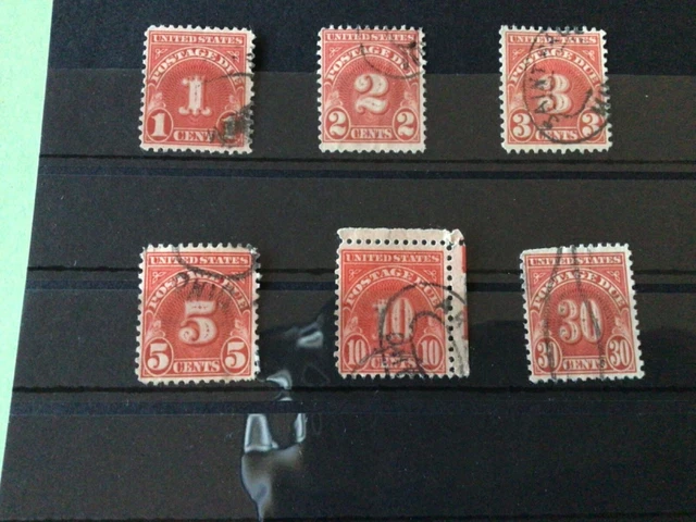Uunited States postage due used  stamps   Ref A4718
