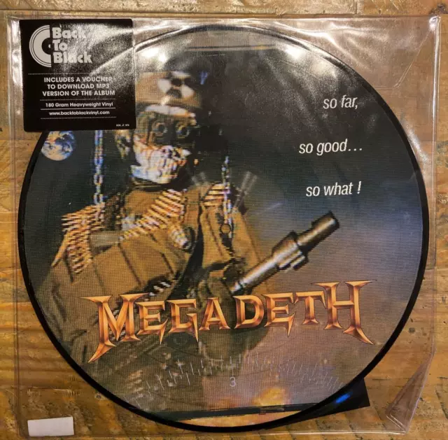 MegadetH - SFSGSW So far  So Good So What 180g Vinyl LP Picture Disc