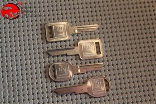 Chevy GM Pontiac Buick Cadillac Oldsmobile Spare Key Blanks Square Round 4 C D