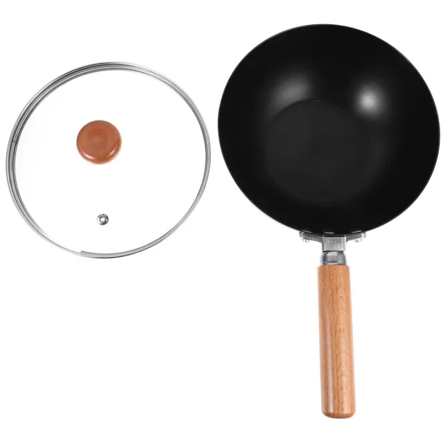 1 ensemble petit Wok antiadhésif cuisinière gaz universel poêle ustensiles de