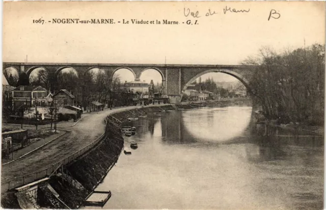 CPA AK NOGENT-sur-MARNE - The Viaduct and the Marne (659405)