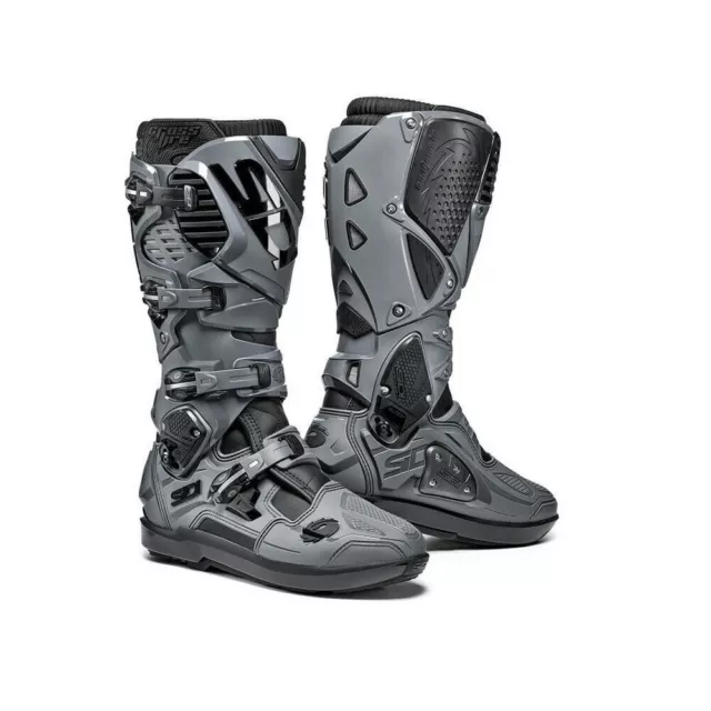 Sidi Crossfire 3 SRS Schwarz Grau Limited Stiefel - Kostenloser Versand!