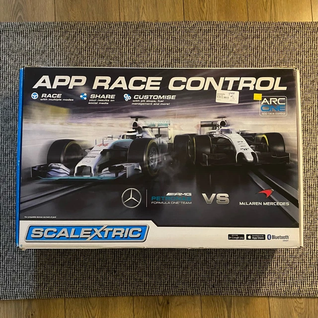 Scalextric Arc One App Race Control AMG Petronas V McLaren Mercedes