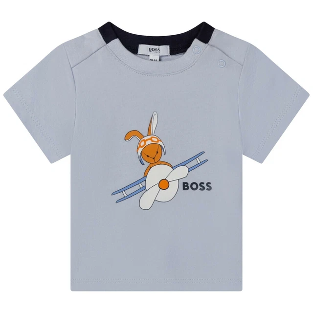 BOSS Baby T-Shirt Flieger Hase blau 3-18 Monate