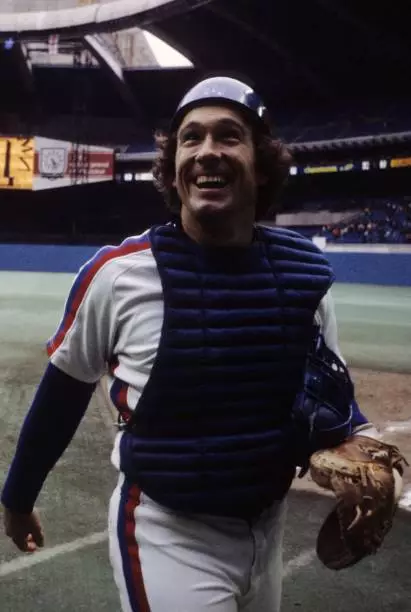 Gary Carter Of The Montreal Expos 1980s Old Baseball Photo