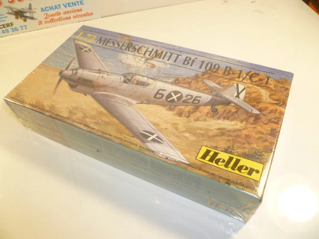 1 /72 Heller Messerschmitt Bf 109    /  Anciens 1975....Complet Neuf